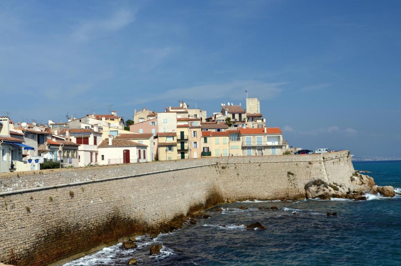 2 pièces climatisé avec balcon dans le vieil Antibes, résidence moderne avec ascenseur Exterior foto